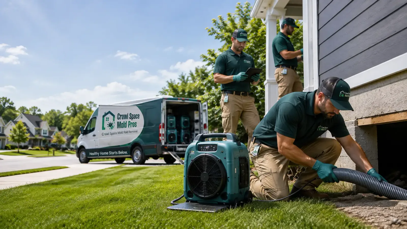 Crawl Space Mold Removal in Sinking Spring, OH